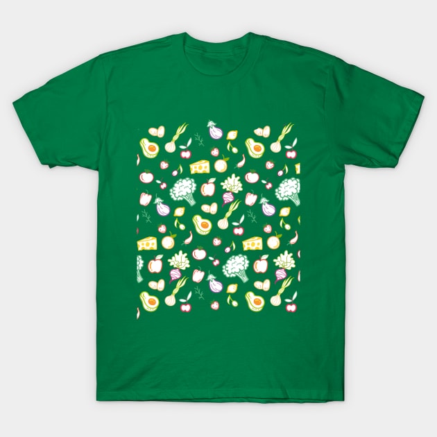 Fruits pattern T-Shirt by King Tiger